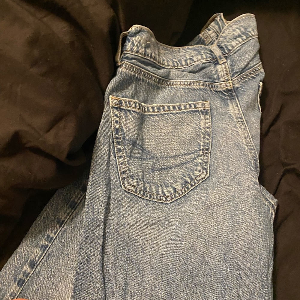 American Eagle Outfitters Light Blue Straight Leg Jeans